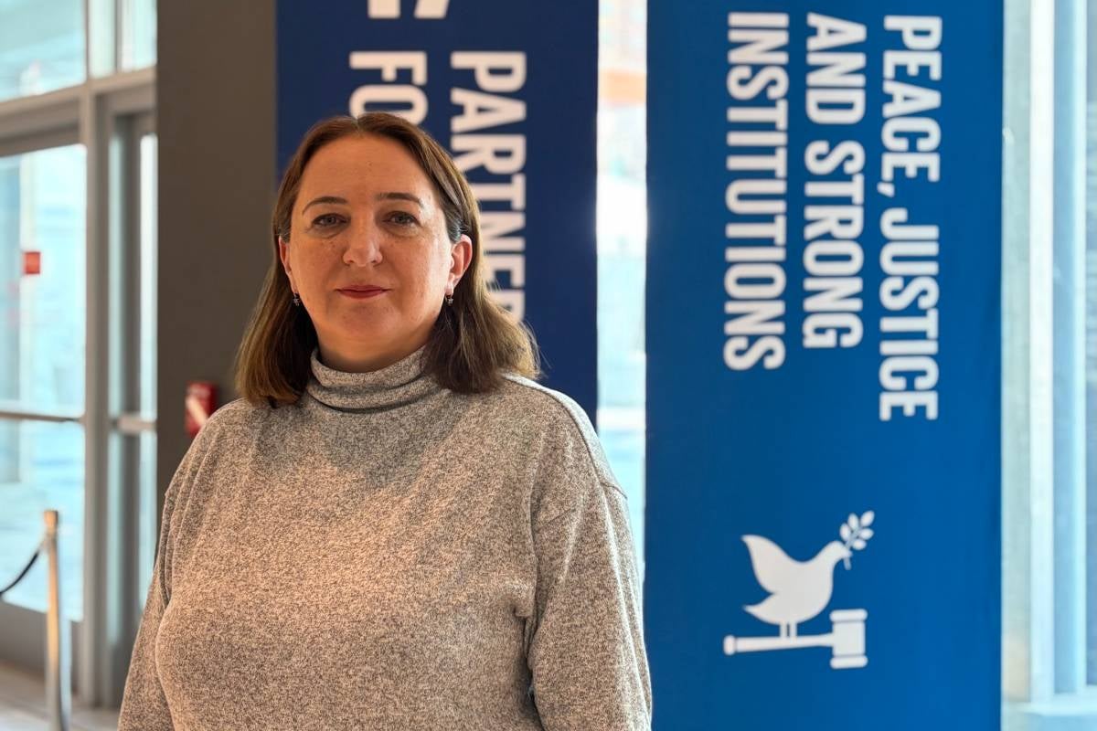 Elene Rusetskaia, du Centre d’information des femmes de Géorgie.