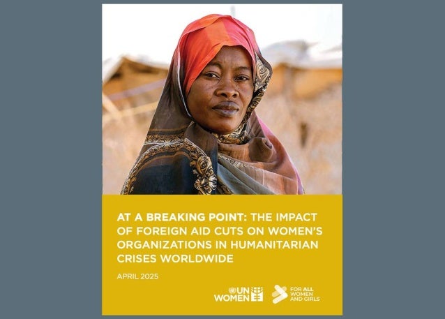 UN Women report cover on funding cuts