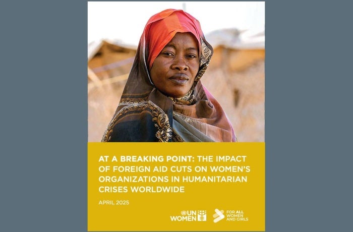 UN Women report cover on funding cuts